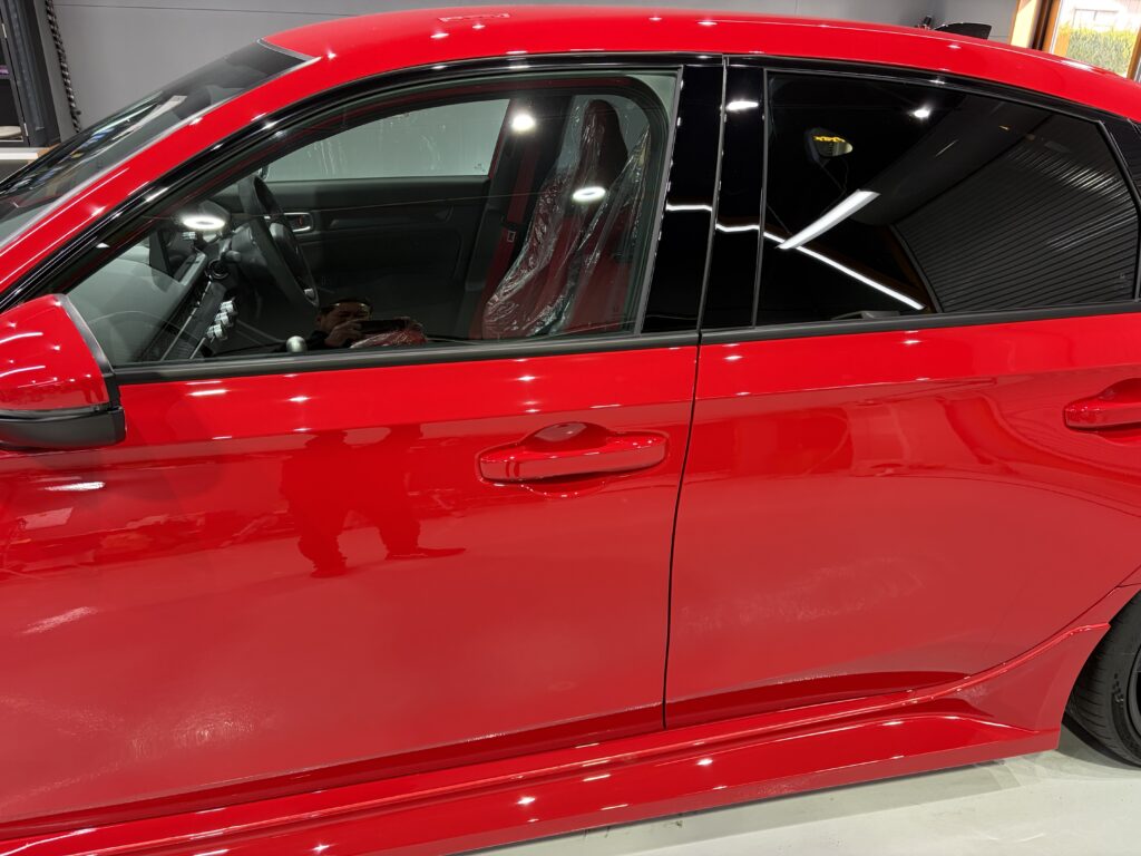 ホンダ・シビックタイプR・鏡面磨き作業+新開発セラミックコーティング施工事例 富山市U様