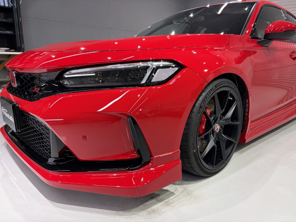 ホンダ・シビックタイプR・鏡面磨き作業+新開発セラミックコーティング施工事例 富山市U様