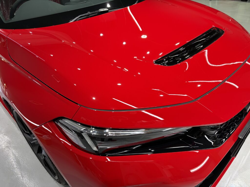 ホンダ・シビックタイプR・鏡面磨き作業+新開発セラミックコーティング施工事例 富山市U様