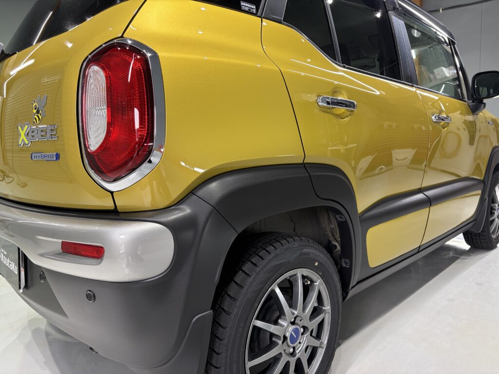 スズキ・クロスビー・鏡面磨き作業+ガラスコーティング施工事例 富山市I様