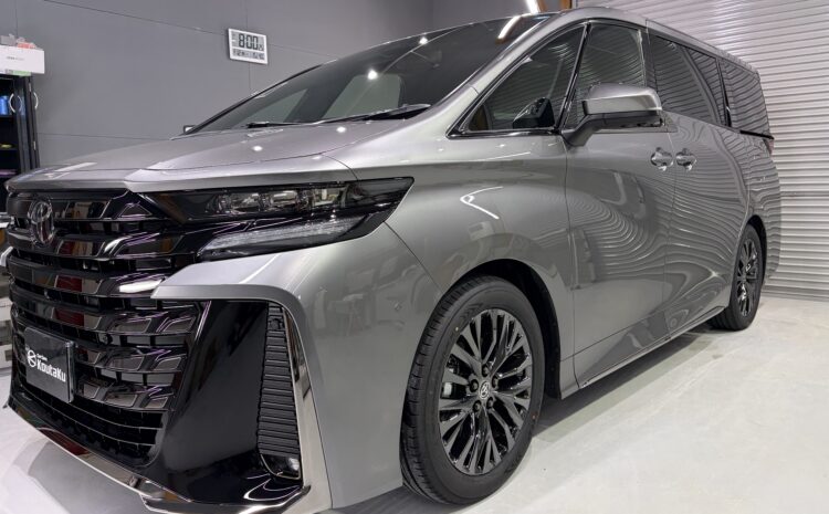 トヨタ・ヴェルファイア・遮熱断熱カーフィルム・鏡面磨き+新開発セラミックコーティング施工事例