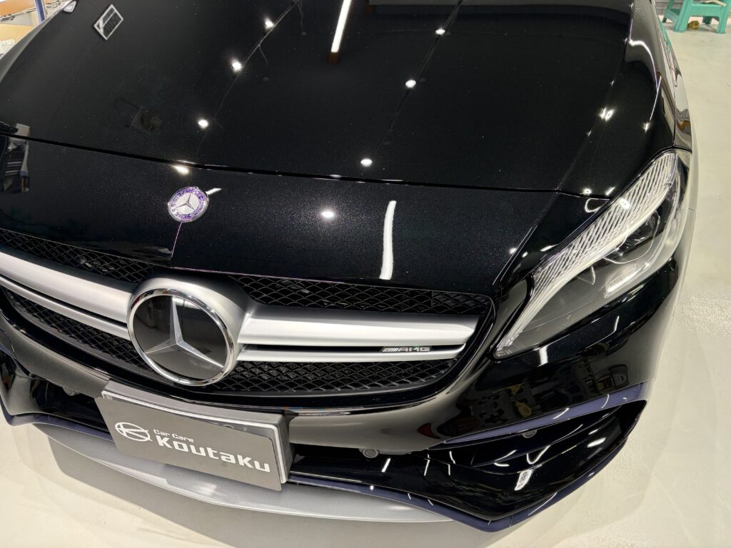 メルセデスベンツ・鏡面磨き作業+セラミックコーティング施工事例　滑川市Ｙ様