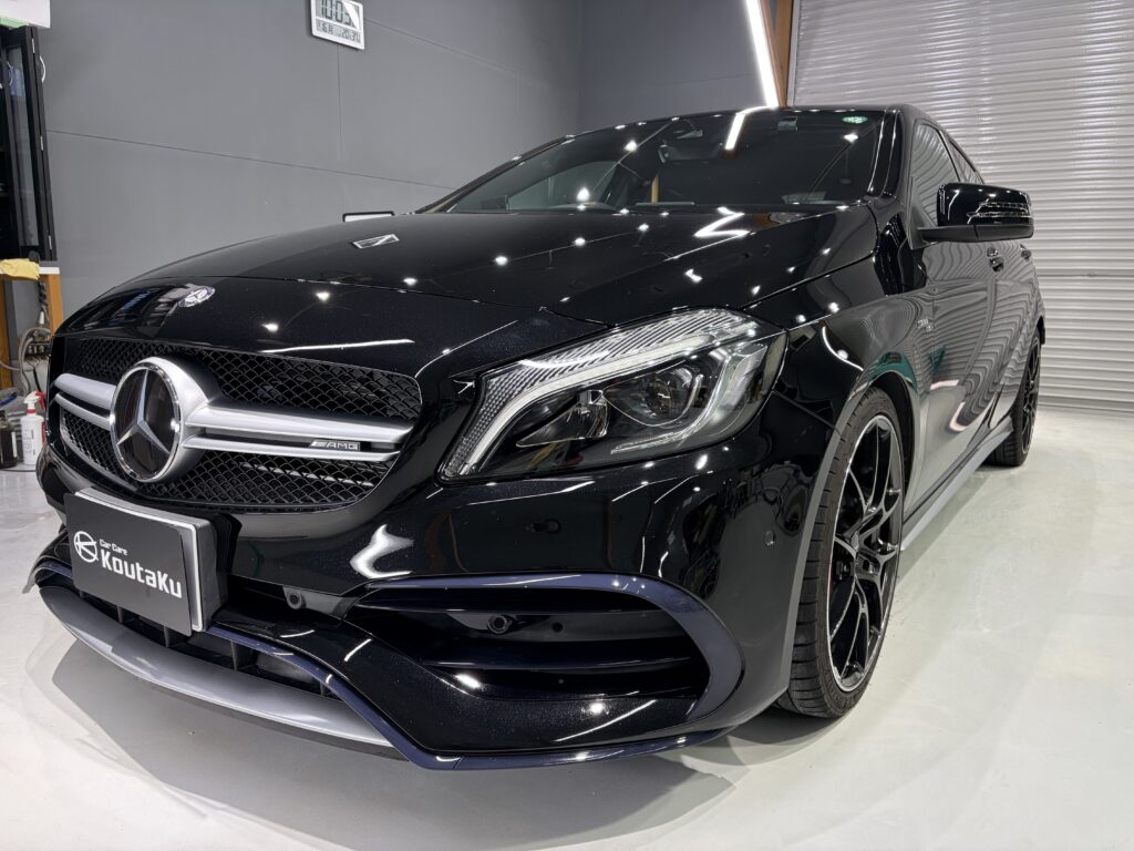 メルセデスベンツ・鏡面磨き作業+セラミックコーティング施工事例　滑川市Ｙ様