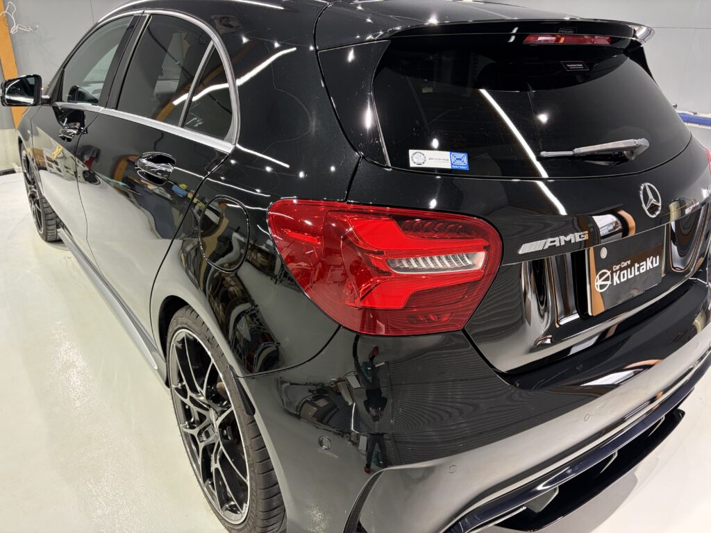 メルセデスベンツ・鏡面磨き作業+セラミックコーティング施工事例　滑川市Ｙ様