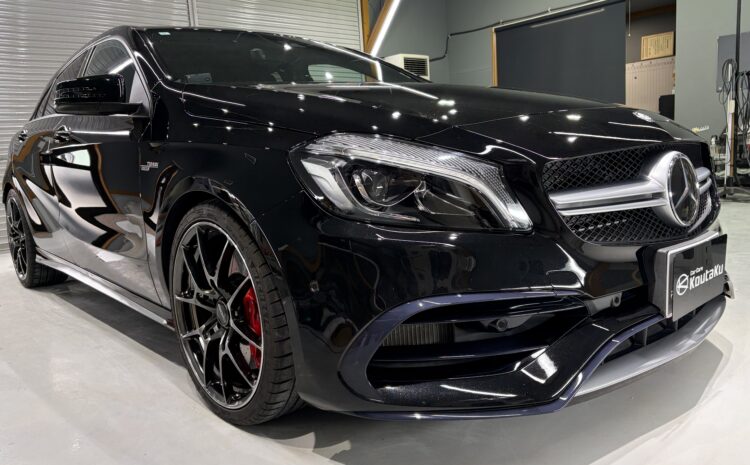 メルセデスベンツ・鏡面磨き作業+セラミックコーティング施工事例　滑川市Ｙ様