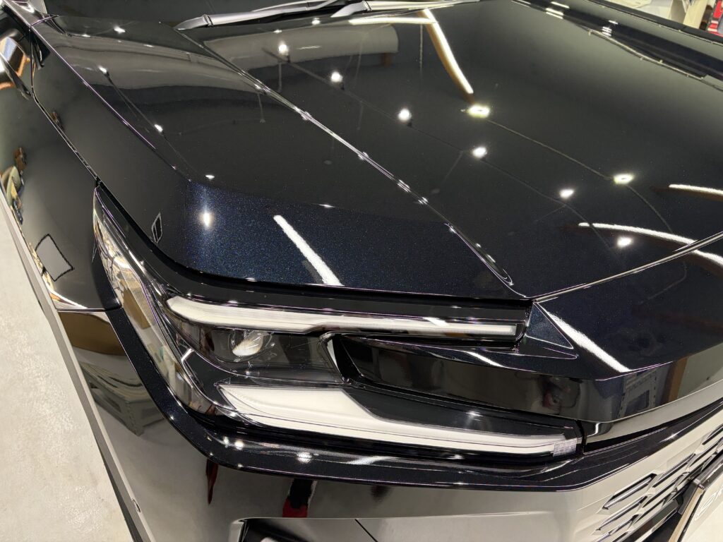 新型RAV4・遮熱断熱カーフィルム・鏡面磨き作業+セラミックコーティング施工事例 富山市J様