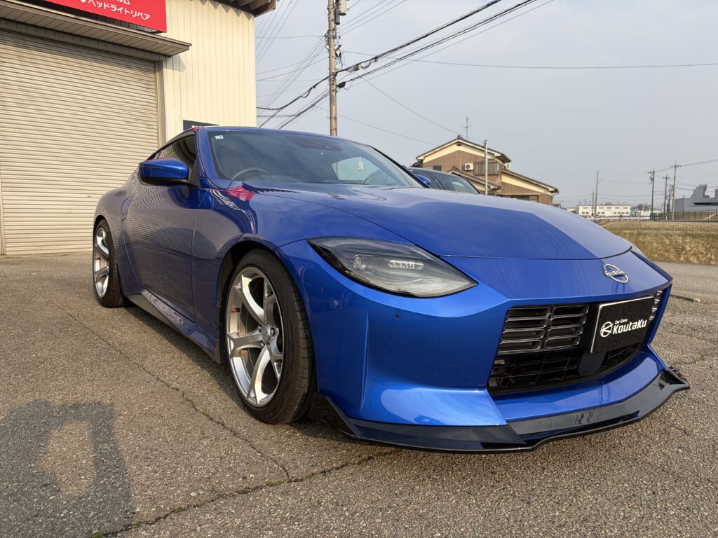 日産フェアレディＺ・遮熱断熱カーフィルム施工事例・富山市Ｉ様