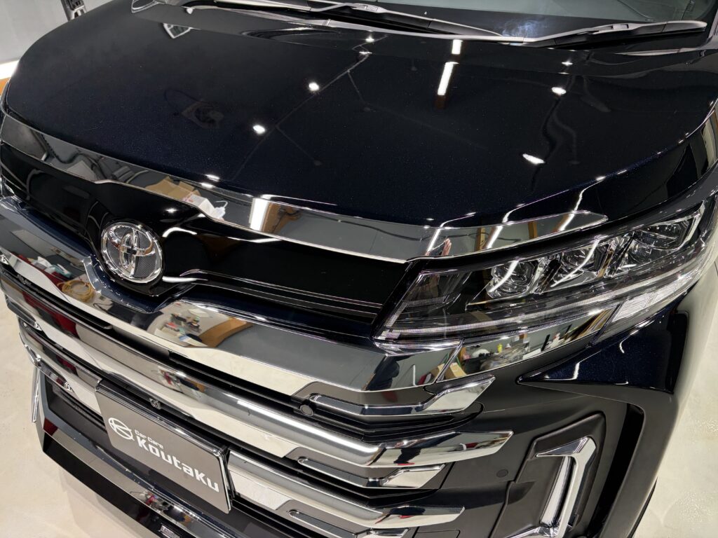 トヨタノア・遮熱断熱カーフィルム・鏡面磨き作業+セラミックコーティング施工事例 富山市K様