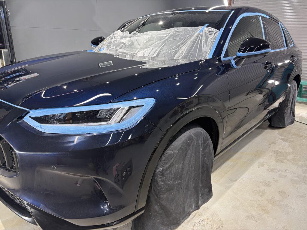 ホンダZR-V・遮熱断熱カーフィルム・鏡面磨き作業+セラミックコーティング施工事例　南砺市H様