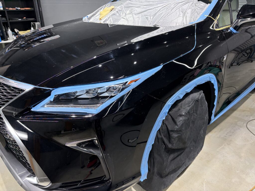 レクサスＲＸ・鏡面磨き作業+新開発セラミックコーティング施工事例　南砺市Ｙ様