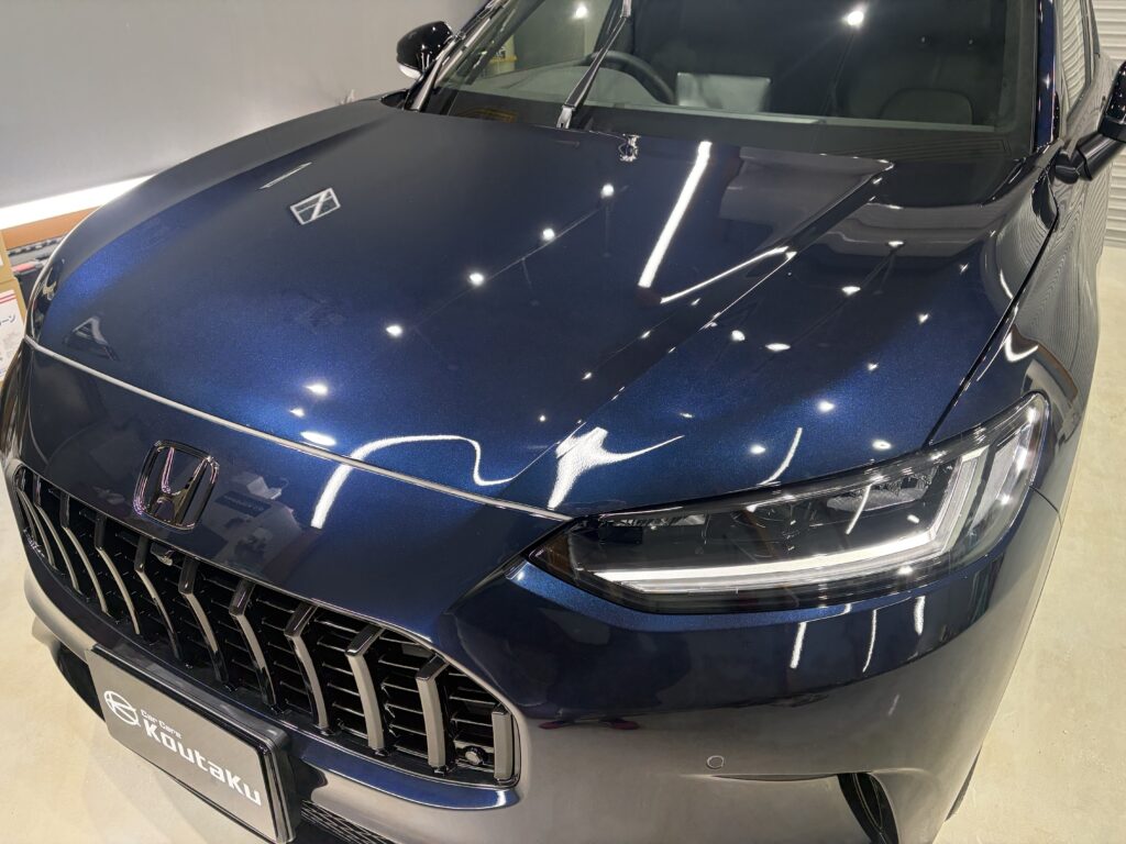 ホンダZR-V・遮熱断熱カーフィルム・鏡面磨き作業+セラミックコーティング施工事例　南砺市H様