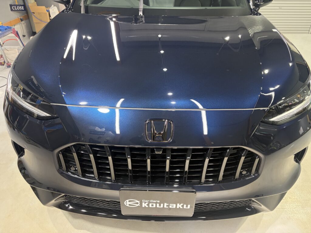 ホンダZR-V・遮熱断熱カーフィルム・鏡面磨き作業+セラミックコーティング施工事例　南砺市H様