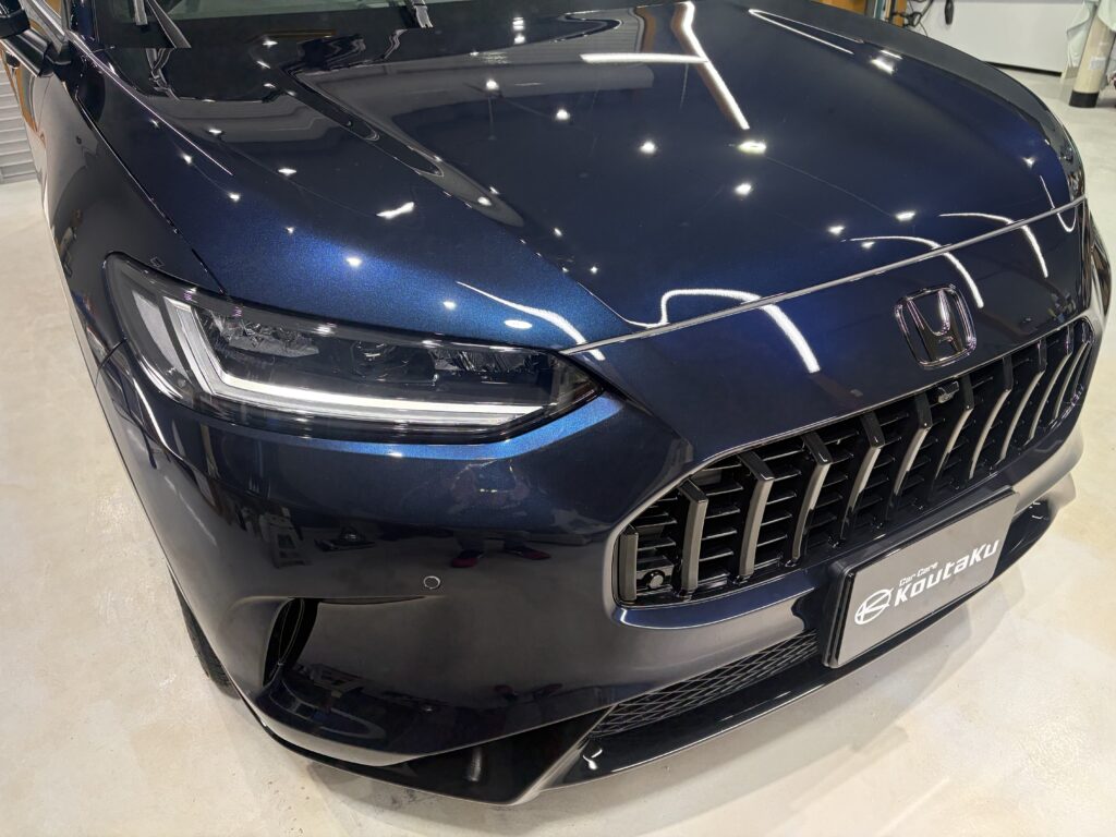 ホンダZR-V・遮熱断熱カーフィルム・鏡面磨き作業+セラミックコーティング施工事例　南砺市H様