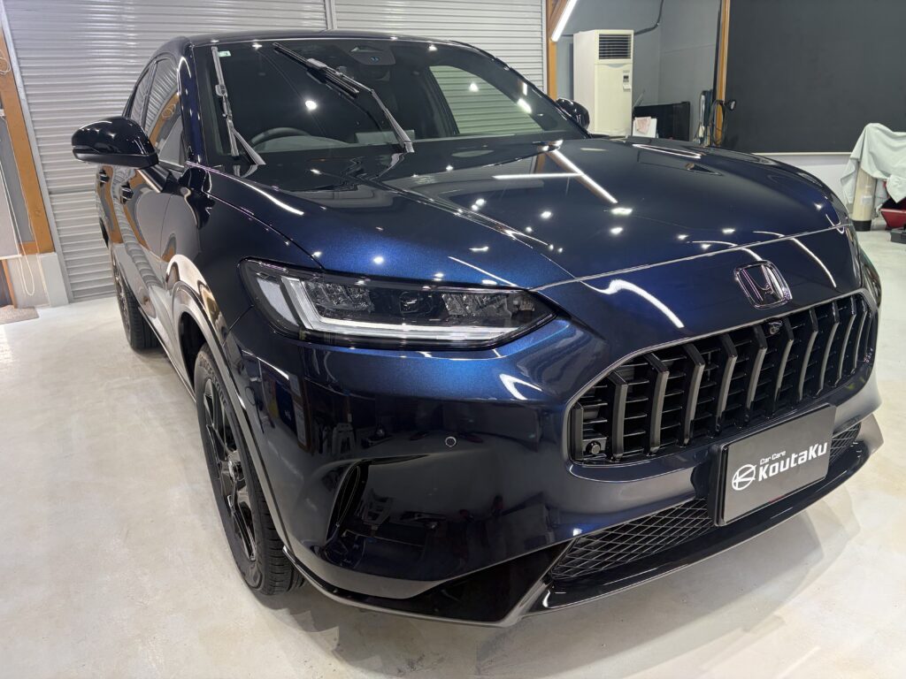 ホンダZR-V・遮熱断熱カーフィルム・鏡面磨き作業+セラミックコーティング施工事例　南砺市H様