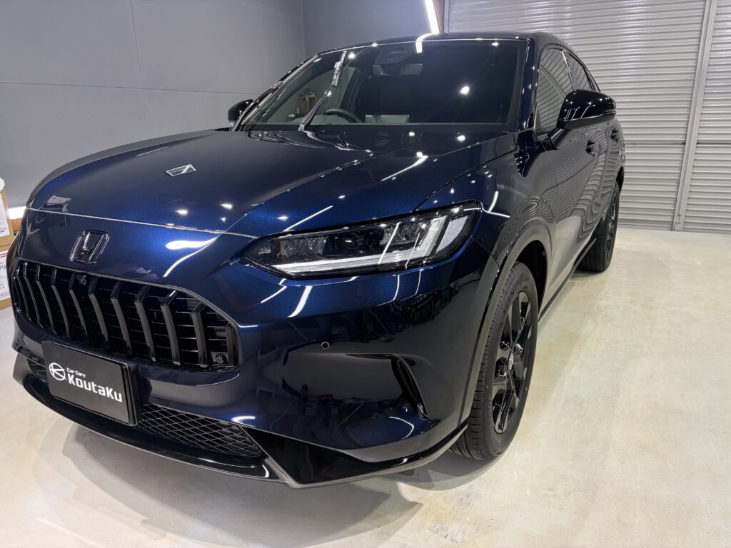 ホンダZR-V・遮熱断熱カーフィルム・鏡面磨き作業+セラミックコーティング施工事例　南砺市H様