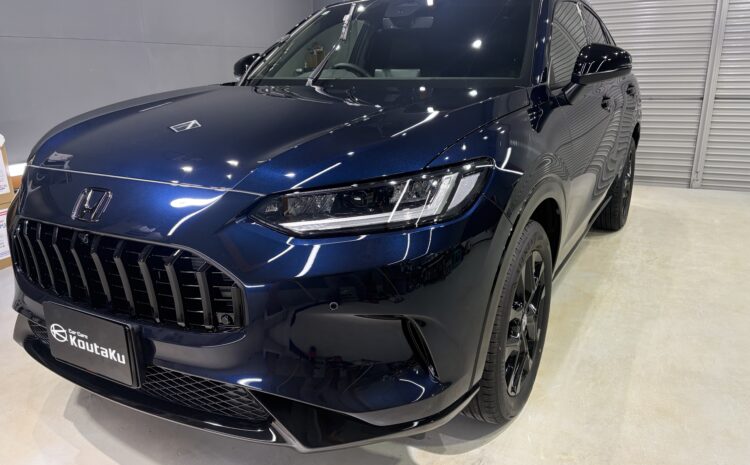 ホンダZR-V・遮熱断熱カーフィルム・鏡面磨き作業+セラミックコーティング施工事例　南砺市H様