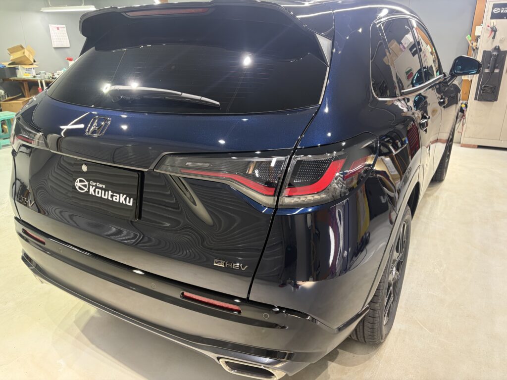 ホンダZR-V・遮熱断熱カーフィルム・鏡面磨き作業+セラミックコーティング施工事例　南砺市H様