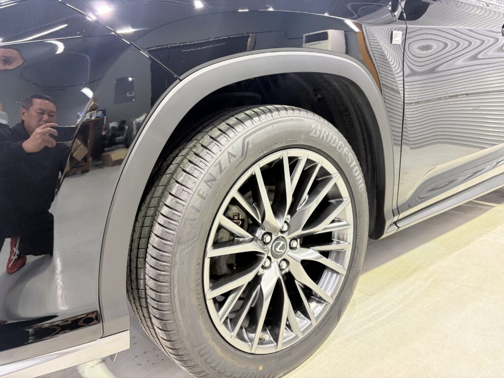 レクサスＲＸ・鏡面磨き作業+新開発セラミックコーティング施工事例　南砺市Ｙ様