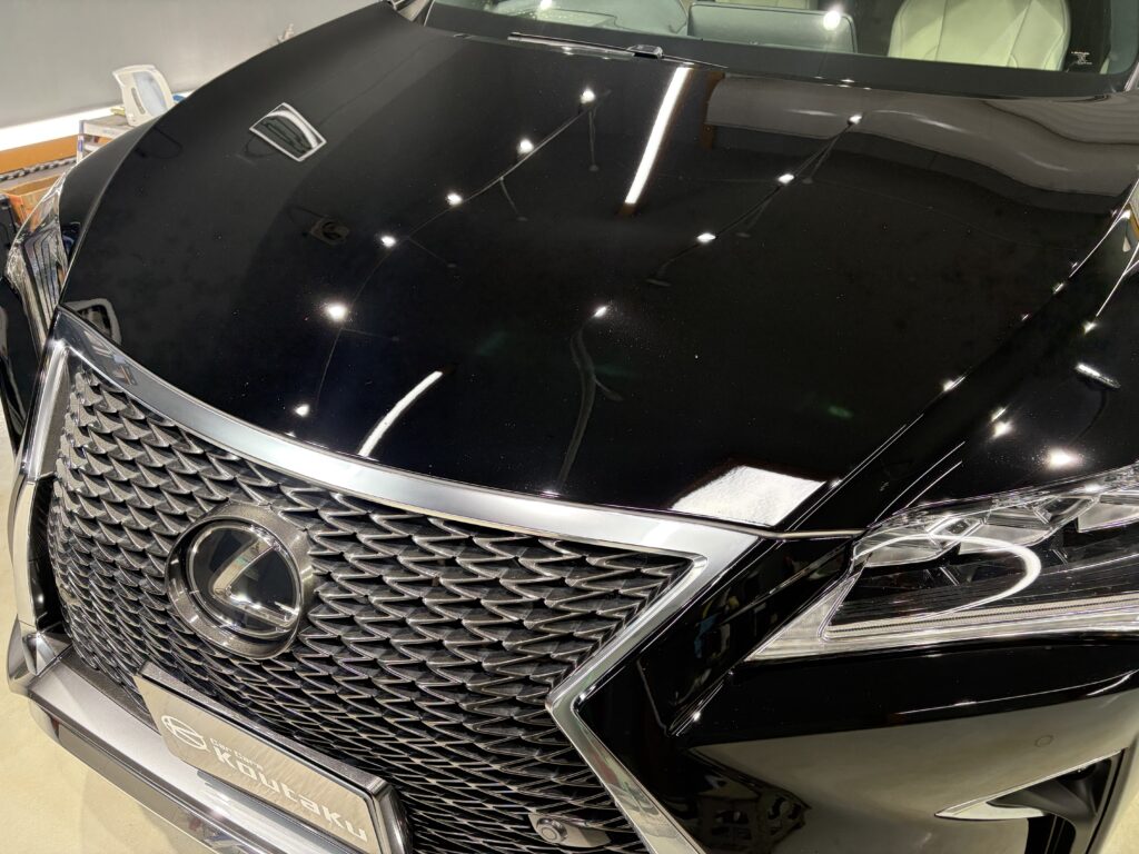 レクサスＲＸ・鏡面磨き作業+新開発セラミックコーティング施工事例　南砺市Ｙ様