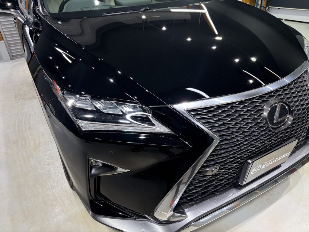 レクサスＲＸ・鏡面磨き作業+新開発セラミックコーティング施工事例　南砺市Ｙ様