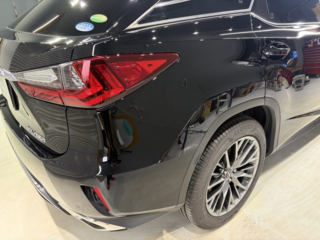 レクサスＲＸ・鏡面磨き作業+新開発セラミックコーティング施工事例　南砺市Ｙ様