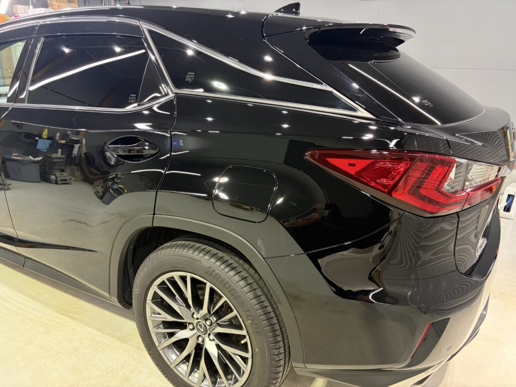 レクサスＲＸ・鏡面磨き作業+新開発セラミックコーティング施工事例　南砺市Ｙ様