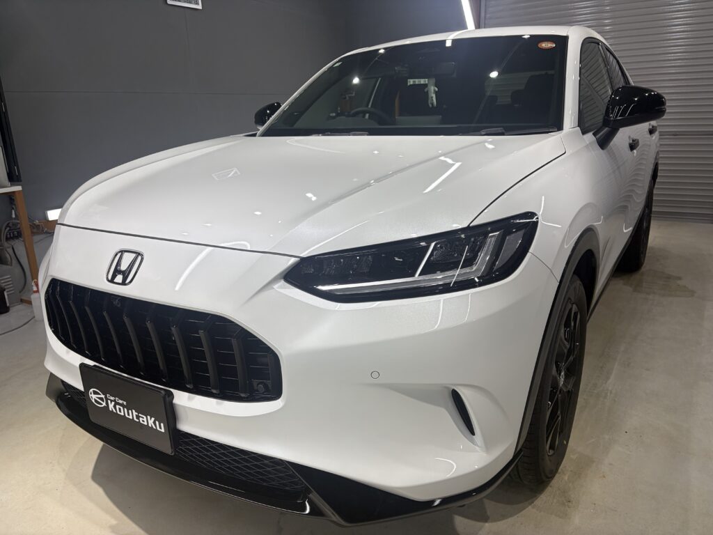 ホンダZR-V・鏡面磨き作業+新開発セラミックコーティング施工事例 富山市T様
