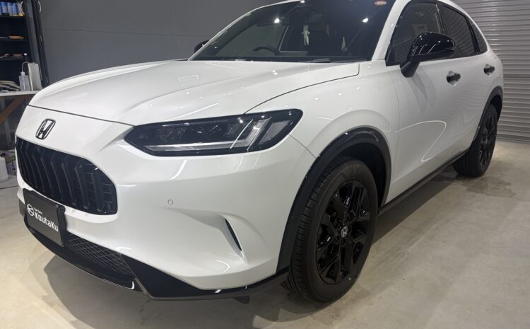 ホンダZR-V・鏡面磨き作業+新開発セラミックコーティング施工事例　富山市Ｔ様