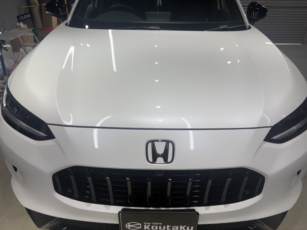 ホンダZR-V・鏡面磨き作業+新開発セラミックコーティング施工事例 富山市T様