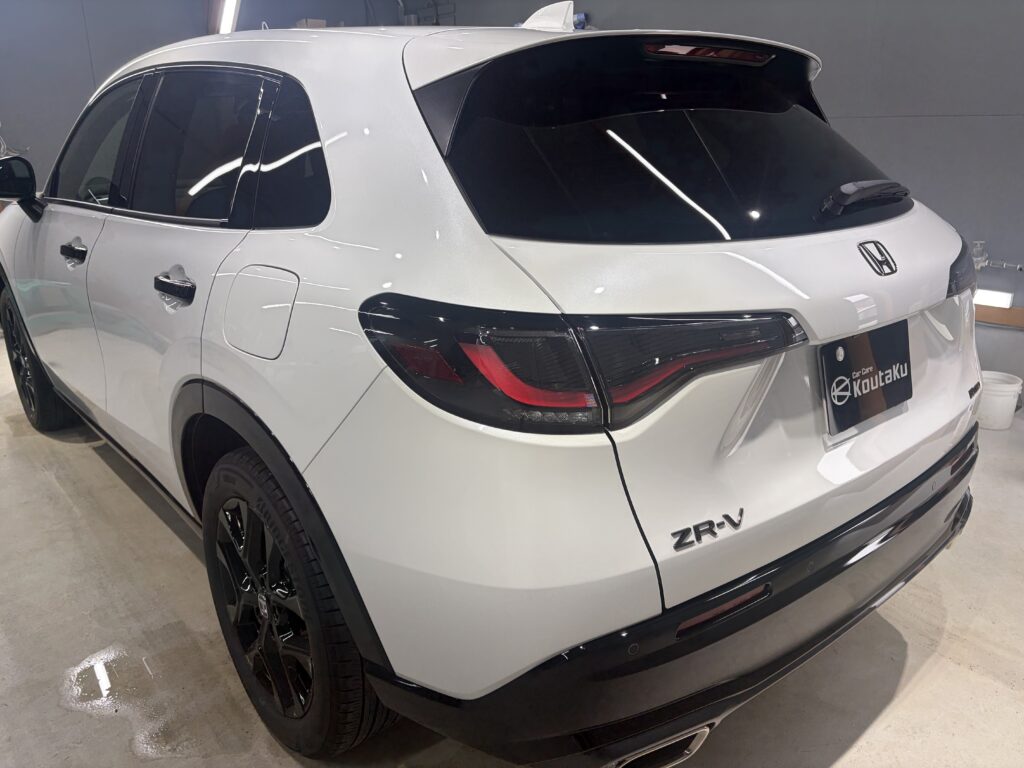 ホンダZR-V・鏡面磨き作業+新開発セラミックコーティング施工事例 富山市T様
