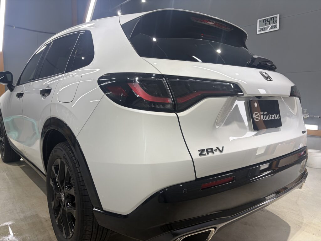 ホンダZR-V・鏡面磨き作業+新開発セラミックコーティング施工事例 富山市T様