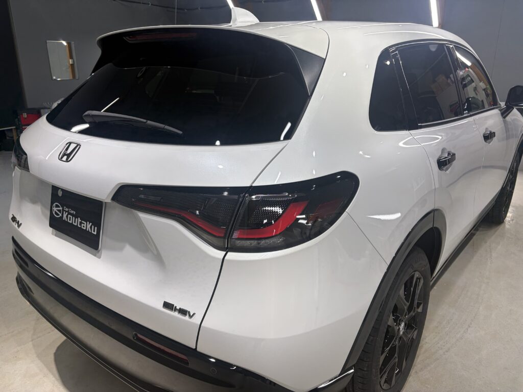 ホンダZR-V・鏡面磨き作業+新開発セラミックコーティング施工事例 富山市T様