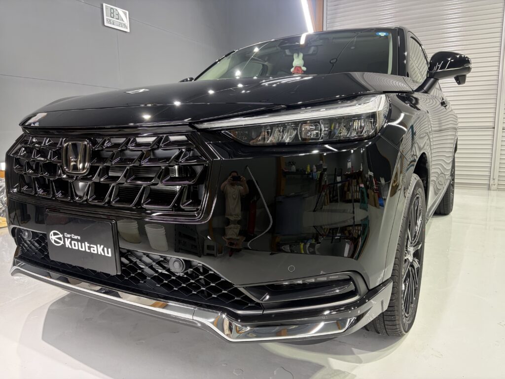 ホンダ・ヴェゼル・鏡面磨き作業+新開発セラミックコーティング施工事例　富山市Ｔ様