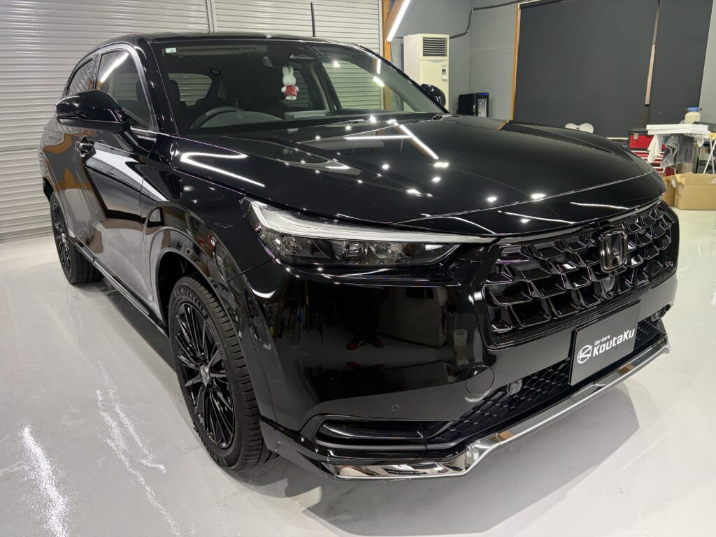 ホンダ・ヴェゼル・鏡面磨き作業+新開発セラミックコーティング施工事例　富山市Ｔ様