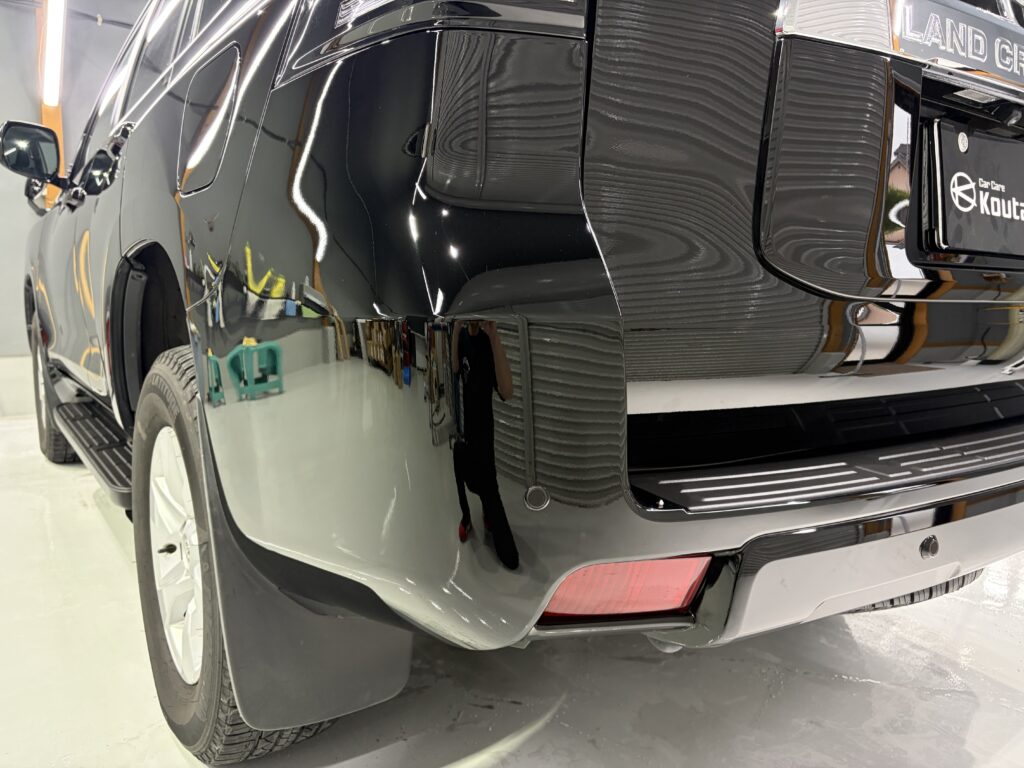 ランドクルーザープラド・鏡面磨き作業+新開発セラミックコーティング施工事例 富山県富山市S様