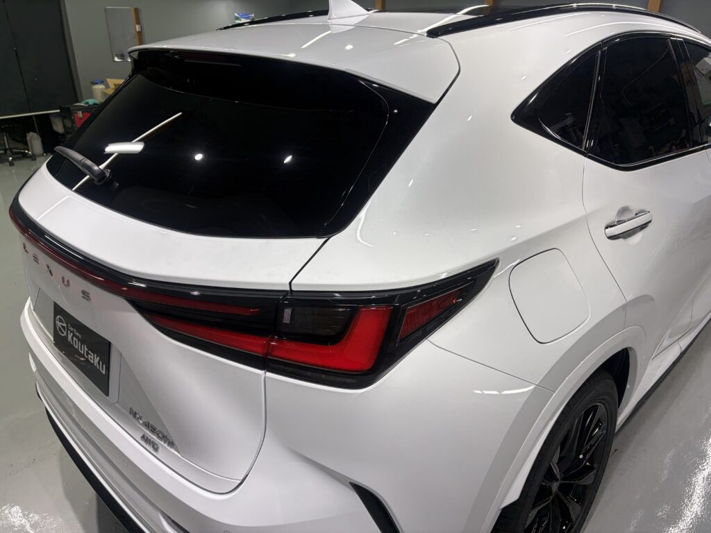 レクサスNX450h+鏡面磨き作業+新開発セラミックコーティング施工事例 富山市T様