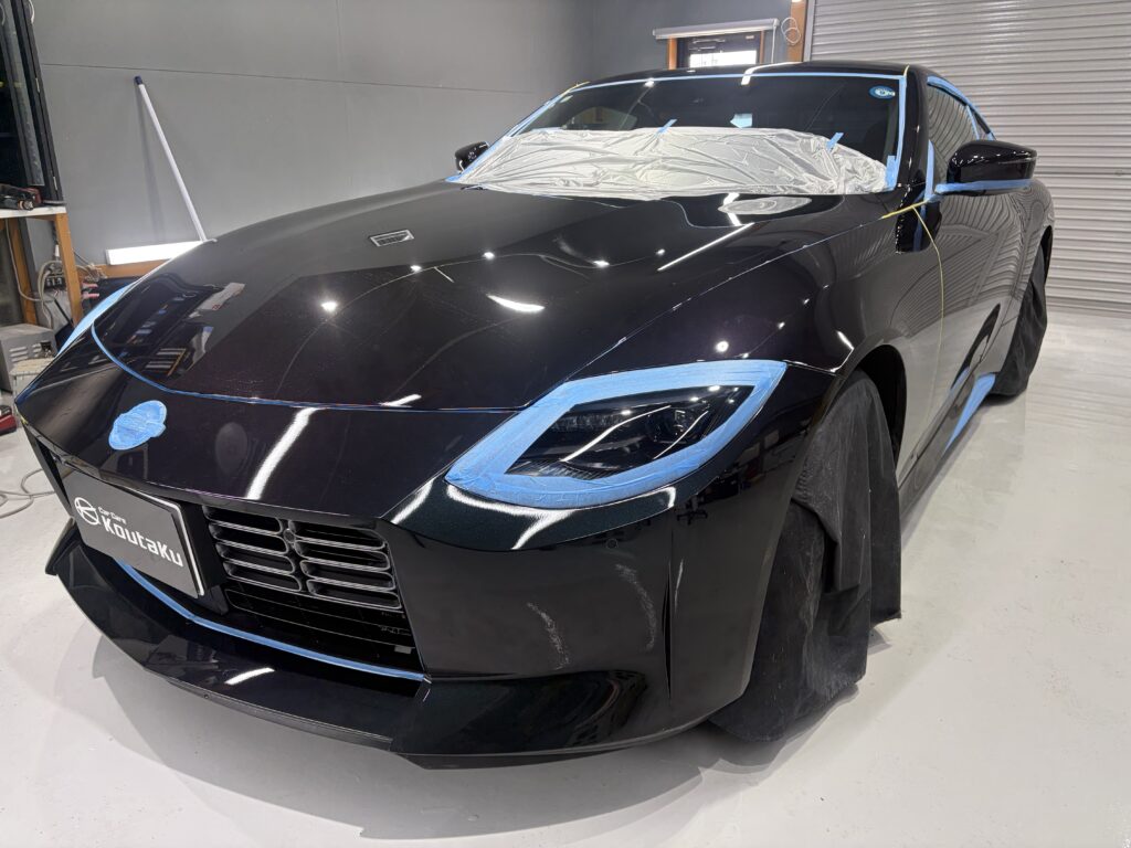 日産フェアレディZ・鏡面磨き作業+新開発セラミックコーティング施工事例 富山県富山市A様