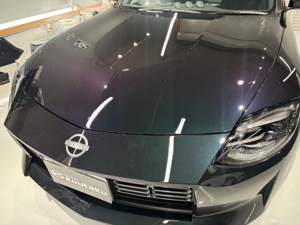 日産フェアレディZ・鏡面磨き作業+新開発セラミックコーティング施工事例 富山県富山市A様