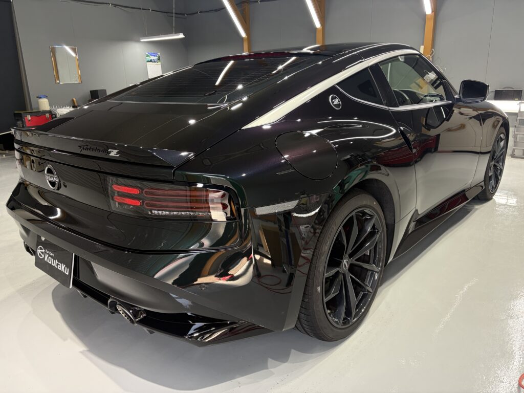 日産フェアレディZ・鏡面磨き作業+新開発セラミックコーティング施工事例 富山県富山市A様