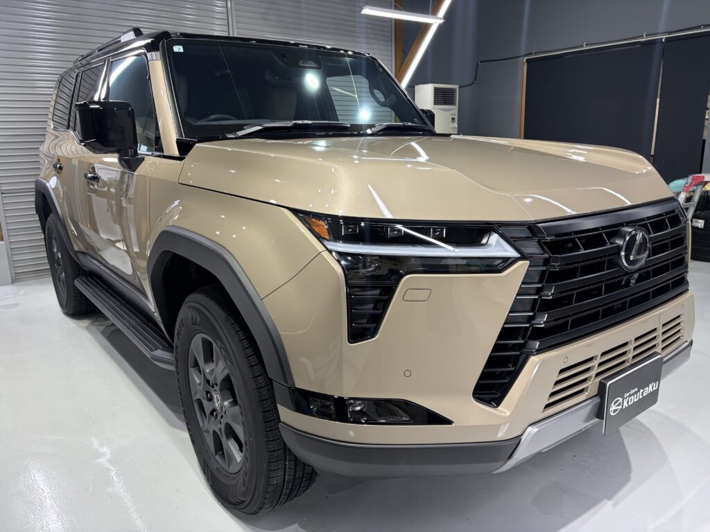 レクサスＧＸ５５０・鏡面磨き作業+新開発セラミックコーティング施工事例　高岡市Ｔ様