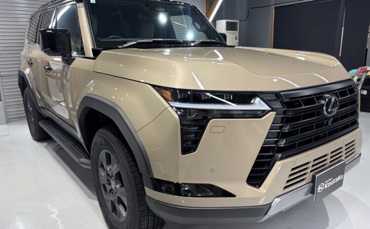 レクサスＧＸ５５０・鏡面磨き作業+新開発セラミックコーティング施工事例　高岡市Ｔ様