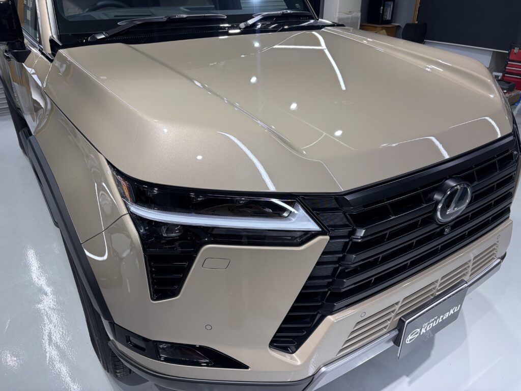 レクサスGX550・鏡面磨き作業+新開発セラミックコーティング施工事例 高岡市T様