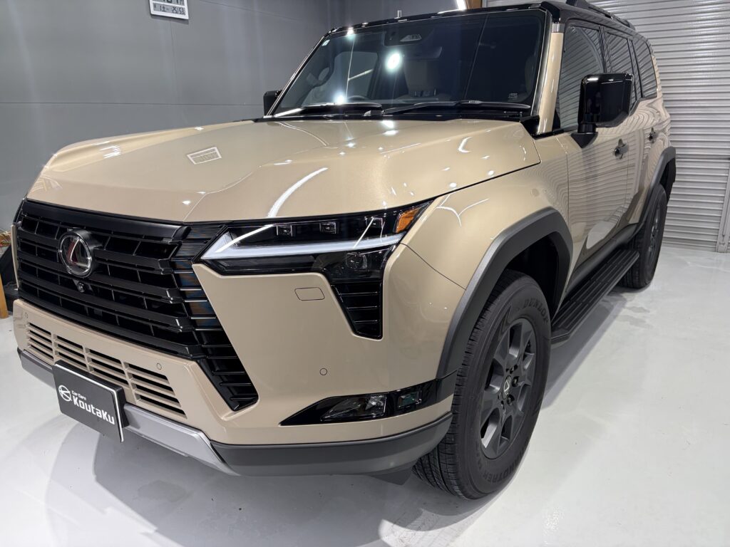 レクサスGX550・鏡面磨き作業+新開発セラミックコーティング施工事例 高岡市T様