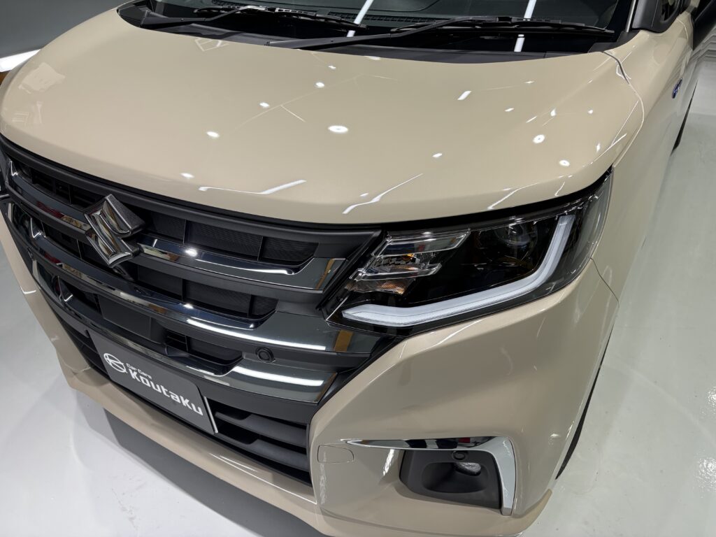 スズキソリオ・富山でセラミックコーティング・遮熱断熱カーフィルム施工事例 富山市S様