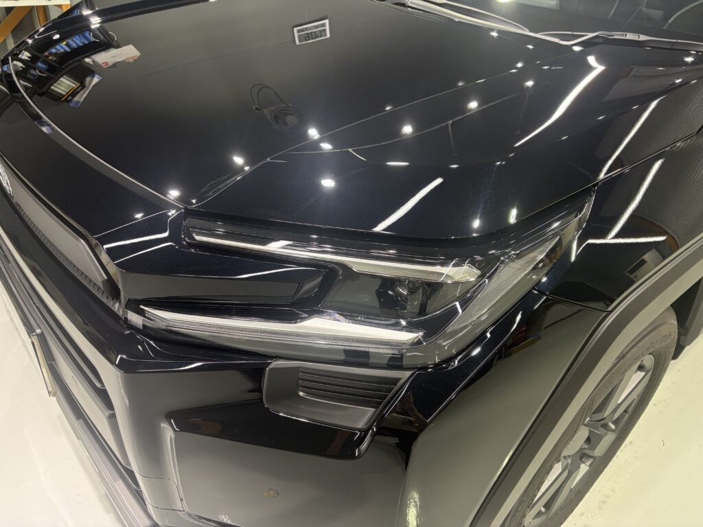 新型RAV4・鏡面磨き作業+新開発セラミックコーティング施工事例 富山市I様