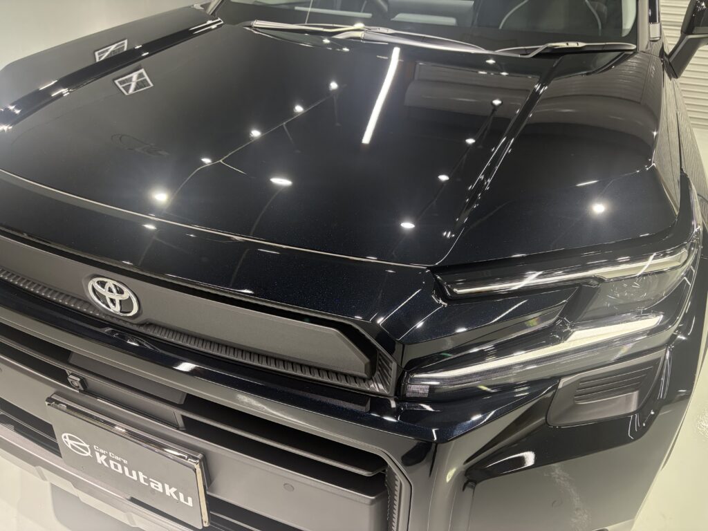 新型RAV4・鏡面磨き作業+新開発セラミックコーティング施工事例 富山市I様