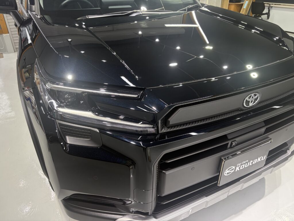 新型RAV4・鏡面磨き作業+新開発セラミックコーティング施工事例 富山市I様